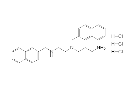 N-[(2'-Naphthyl)methyl]-N'-{[2'-(2"-naphthyl)methylamino]ethyl}-propane-1,3-diamine - trihydrochloride