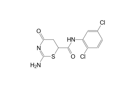 2-amino-N-(2,5-dichlorophenyl)-4-oxo-5,6-dihydro-4H-1,3-thiazine-6-carboxamide