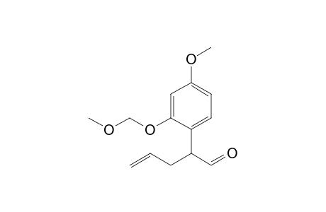 .alpha.-Allyl-2-(2-methoxymethoxy-4-methoxyphenyl)acetaldehyde