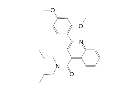2-(2,4-dimethoxyphenyl)-N,N-dipropyl-4-quinolinecarboxamide