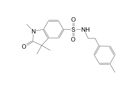 1H-indole-5-sulfonamide, 2,3-dihydro-1,3,3-trimethyl-N-[2-(4-methylphenyl)ethyl]-2-oxo-