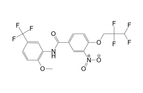 N-(2-Methoxy-5-trifluoromethyl-phenyl)-3-nitro-4-(2,2,3,3-tetrafluoro-propoxy)-benzamide