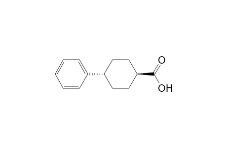 Cyclohexanecarboxylic acid, 4-phenyl-, trans-