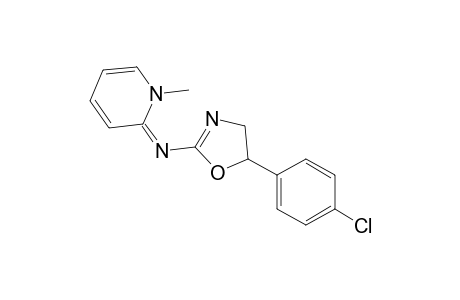 2-(1-Methyl-1,2-dihydropyridylidene)amino-5-(4-chlorophenyl)oxazoline
