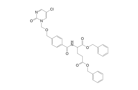 Dibenzyl 2-{ 4'-( 5''-Chloro-2''-oxo-1'',2''-dihydropyrimidin-1''-yl)methoxymethyl]benzamido}-3-pentanedioate