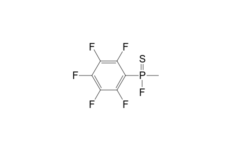 Phosphinothioic fluoride, methyl(pentafluorophenyl)-