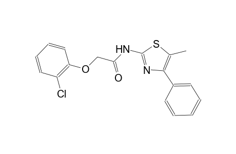 2-(2-chlorophenoxy)-N-(5-methyl-4-phenyl-1,3-thiazol-2-yl)acetamide