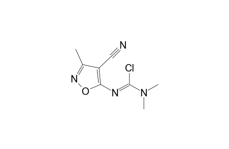 5-Chlorodimethylaminomethylenamino-4-cyano-3-methylisoxazole