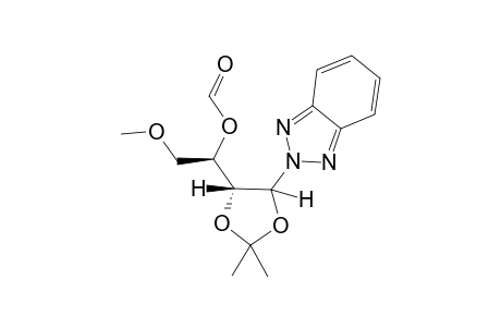 2-(4-Methoxy-3(R)-formyloxy-1(R),2(R)-isopropylidenedioxybutyl)-2H-benzo[d][1,2,3]triazole
