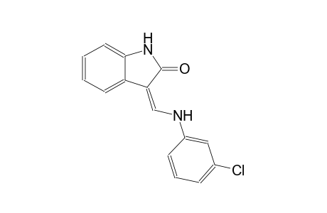 (3Z)-3-[(3-chloroanilino)methylene]-1,3-dihydro-2H-indol-2-one