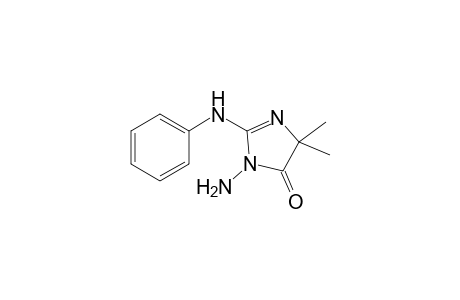 3-Amino-2-anilino-5,5-dimethyl-2-imidazolin-4-one