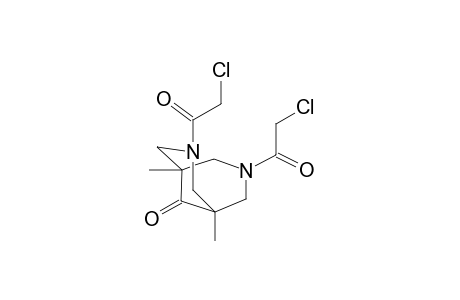 3,7-bis(chloroacetyl)-1,5-dimethyl-3,7-diazabicyclo[3.3.1]nonan-9-one