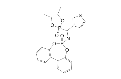 6-OXO-6-LAMBDA(5)-DIBENZO-[D,F]-[1,3,2]-DIOXAPHOSPHEPIN-6-YL-DIETHYL-3-THIENYL-AMINOMETHYL-PHOSPHONATE