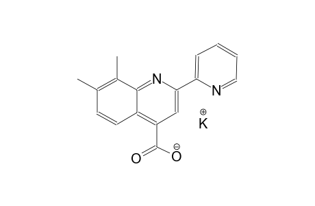 potassium 7,8-dimethyl-2-(2-pyridinyl)-4-quinolinecarboxylate