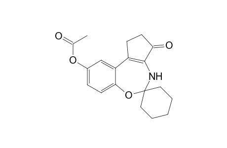 1,2-Dihydro-9-acetoxy-spiro[benzo[f]cyclopenta-5(4H)-1'-cyclohexan]-3-one