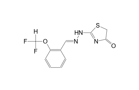 2-(difluoromethoxy)benzaldehyde (4-oxo-4,5-dihydro-1,3-thiazol-2-yl)hydrazone