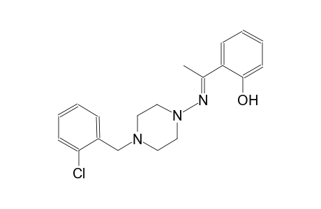 phenol, 2-[(1E)-1-[[4-[(2-chlorophenyl)methyl]-1-piperazinyl]imino]ethyl]-