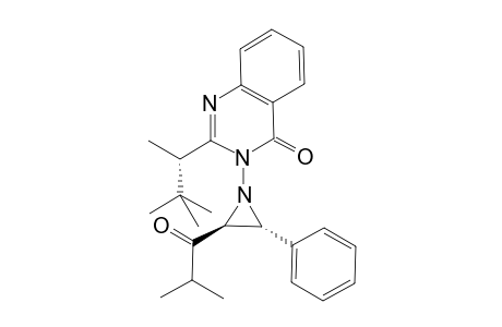 2-[(2S)-3,3-dimethylbutan-2-yl]-3-[(2S,3R)-2-(2-methyl-1-oxopropyl)-3-phenyl-1-aziridinyl]-4-quinazolinone