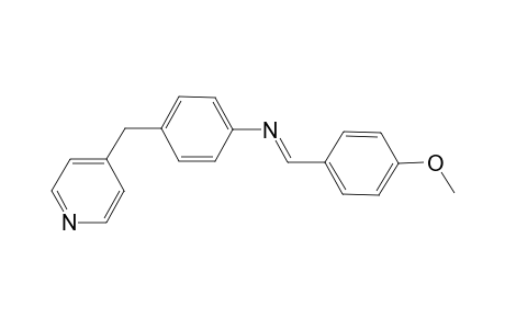 Benzene, 1-(4-methoxybenzylidenamino)-4-(4-pyridylmethyl)-
