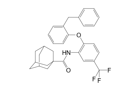 N-[2-(2-benzylphenoxy)-5-(trifluoromethyl)phenyl]adamantane-1-carboxamide