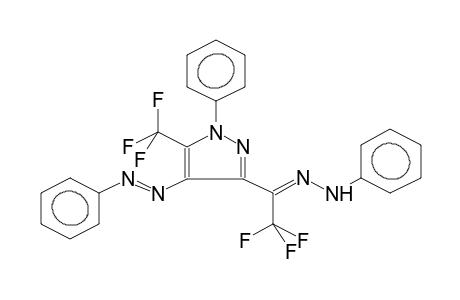 TRIFLUOROMETHYL(1-PHENYL-4-PHENYLAZO-5-TRIFLUOROMETHYLPYRAZOLYL)KETONE,PHENYLHYDRAZONE