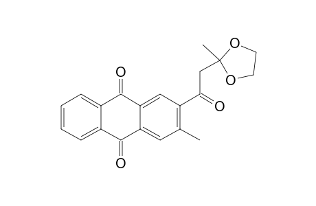 2-METHYL-3-[(2-METHYL-1,3-DIOXOLAN-2-YL)-ACETYL]-ANTHRAQUINONE