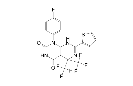 1-(4-fluorophenyl)-7-(2-thienyl)-5,5-bis(trifluoromethyl)-5,8-dihydropyrimido[4,5-d]pyrimidine-2,4(1H,3H)-dione