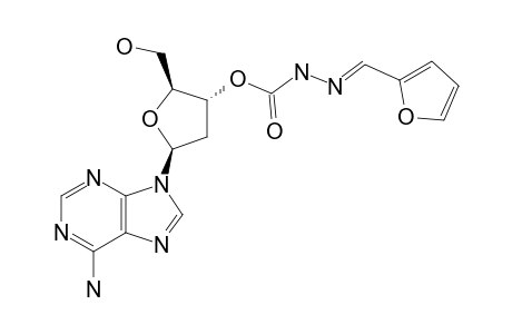 3'-[3''-(2'''-FURYLIDEN)-CARBAZOYL]-2'-DEOXYADENOSINE
