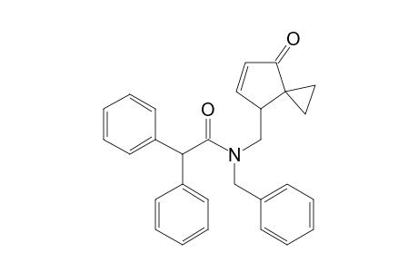 7-[N-Benzyl-N-(diphenylacetyl)aminomethyl]spiro[2,4]-hept-5-en-4-one