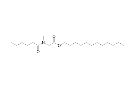 Sarcosine, N-hexanoyl-, dodecyl ester