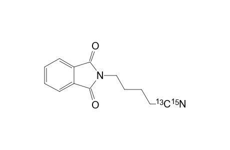 5-PHTHALIMIDO-PENTANO-(1-13C,1-15N)-NITRILE