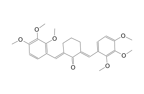 (2E,6E)-2,6-bis(2,3,4-trimethoxybenzylidene)cyclohexanone