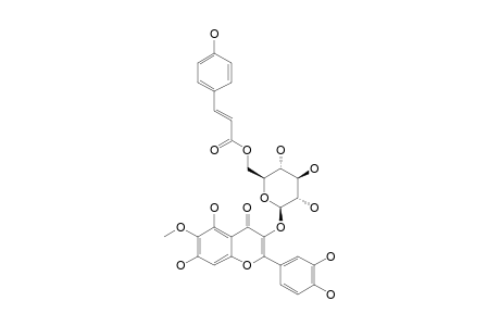 6-METHOXY-QUERCETIN-3-O-BETA-D-6''-(PARA-COUMAROYL)-GLUCOPYRANOSIDE