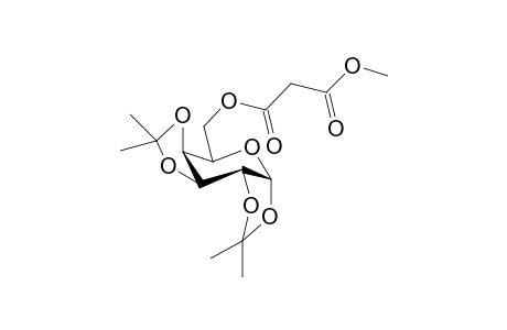 (1,2:3,4)-Di-O-isopropylidene-.alpha.-D-galactopyranosyl) methy malonate