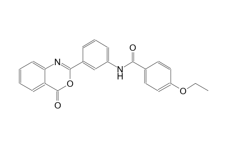 4-ethoxy-N-[3-(4-oxo-4H-3,1-benzoxazin-2-yl)phenyl]benzamide