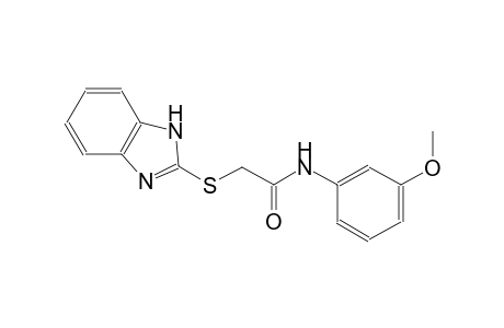 2-(1H-benzimidazol-2-ylsulfanyl)-N-(3-methoxyphenyl)acetamide