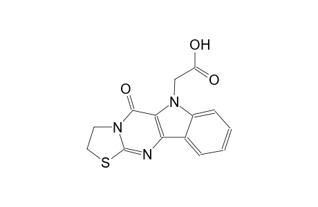 thiazolo[3',2':1,2]pyrimido[5,4-b]indole-6-acetic acid, 2,3,5,6-tetrahydro-5-oxo-