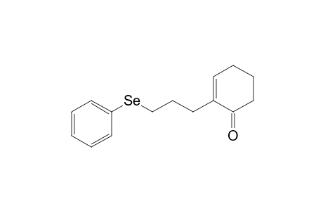 2-Cyclohexen-1-one, 2-[3-(phenylseleno)propyl]-