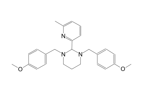 1,3-bis(4-methoxybenzyl)-2-(6-methyl-2-pyridinyl)hexahydropyrimidine