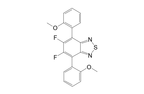 4,7-Bis(2-methoxyphenyl)-5,6-difluoro-2,1,3-benzothiadiazole