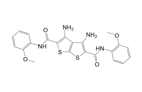 3,4-bis(azanyl)-N2,N5-bis(2-methoxyphenyl)thieno[2,3-b]thiophene-2,5-dicarboxamide