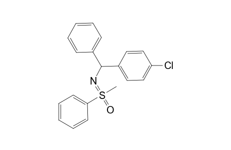 N-[(4-Chlorophenyl)(phenyl)methyl]-S,S-methylphenylsulfoximine