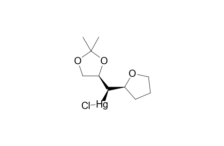 4-[(4S)-[(1R)-1-(Chloromercurio)((2S)-tetrahydrofuran-2-yl)methyl]-2,2-dimethyl-1,3-dioxolane