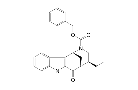 (1RS,4RS,5SR)-2-(BENZYLOXYCARBONYL)-4-ETHYL-6-OXO-1,2,3,4,5,6-HEXAHYDRO-1,5-METHANOAZOCINO-[4,3-B]-INDOLE