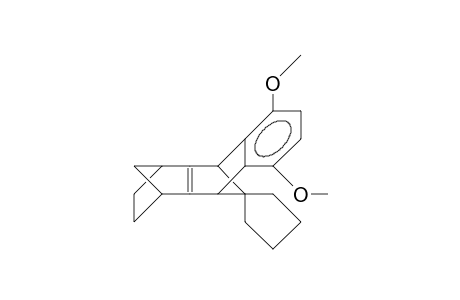 anti-1',2',3',4',9',10'-Hexahydro-5',8'-dimethoxy-spiro(cyclopentane-1,11'-(1,4-9,10)-dimethano-anthracene)
