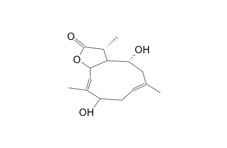 3beta-HYDROXYBALCHANOLIDE (3beta,8alpha-DIHYDROXYGERMACRA-1(10)E,4E-DIEN-6beta-,11betaH-12,6-OLIDE
