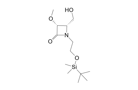 (3R,4S)-1-[2-[tert-butyl(dimethyl)silyl]oxyethyl]-3-methoxy-4-methylol-azetidin-2-one