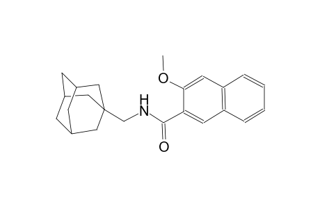 2-naphthalenecarboxamide, 3-methoxy-N-(tricyclo[3.3.1.1~3,7~]dec-1-ylmethyl)-