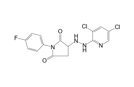 3-[(3,5-dichloro-2-pyridinyl)hydrazo]-1-(4-fluorophenyl)pyrrolidine-2,5-dione
