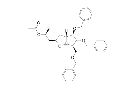 (2R,2'S,3AR,4R,5R,6R)-2-(2-ACETYLOXYPROPYL)-4,5-DIBENZYLOXY-6-(BENZYLOXYMETHYL)-HEXAHYDROPYRROLO-[1,2-B]-ISOXAZOLE